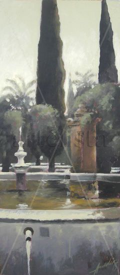 Patio de los naranjos 1 Acrylic Panel Landscaping