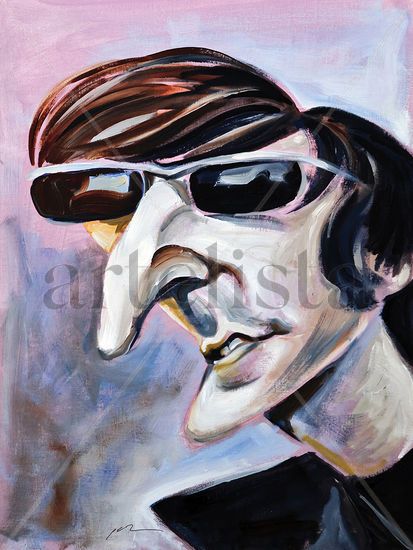 The Beatles, John Lennon Oil Canvas Portrait