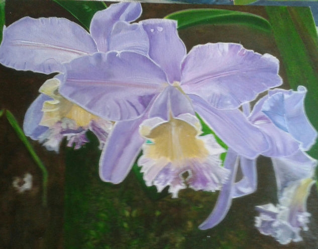 Dulce Melancolia Oil Canvas Floral Painting