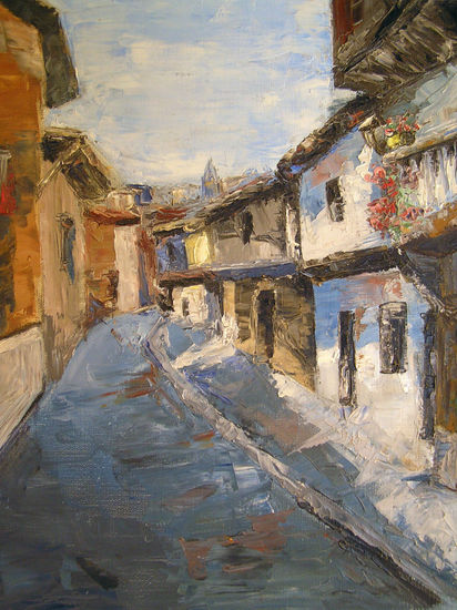 La Calle Oil Canvas Landscaping