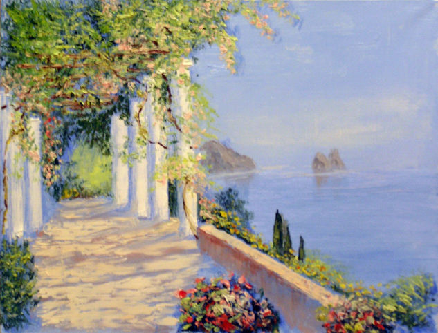 El Mar Oil Canvas Landscaping