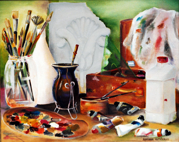 En el taller Oil Canvas Still Life Paintings