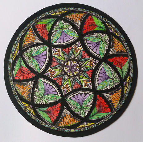 Mandala de flores