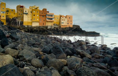 Las casas y el mar
