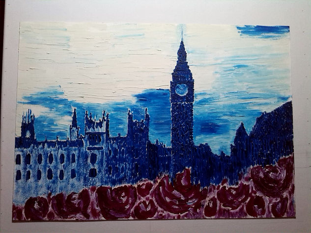 TORRE DE LONDRES Oil Paper Landscaping