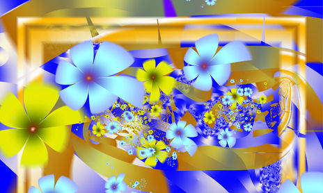 láminas florales decorativas