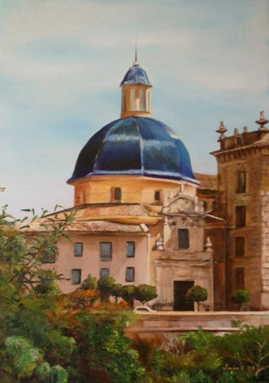 El Museo de Bellas Artes de Valencia. San Pío V Oil Canvas Landscaping