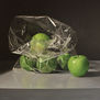 "Bolsa con manzanas"