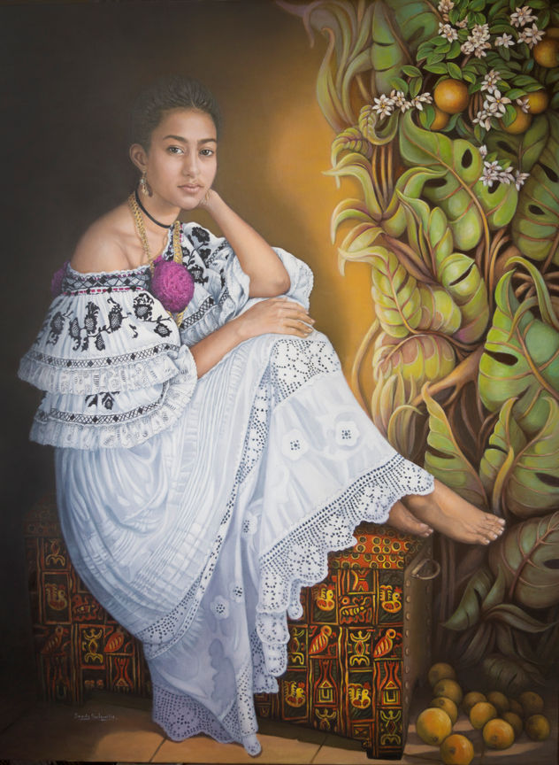 La niña de las naranjas
