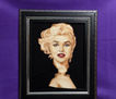 Marilyn Monroe tejida a mano en hilo
