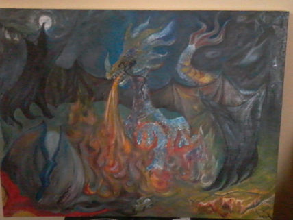 Natural flame