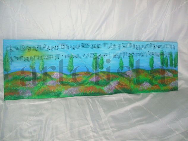 La primavera de Vivaldi Acrylic Canvas Landscaping