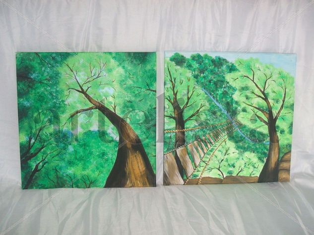 Paisajes 3D Acrylic Canvas Landscaping