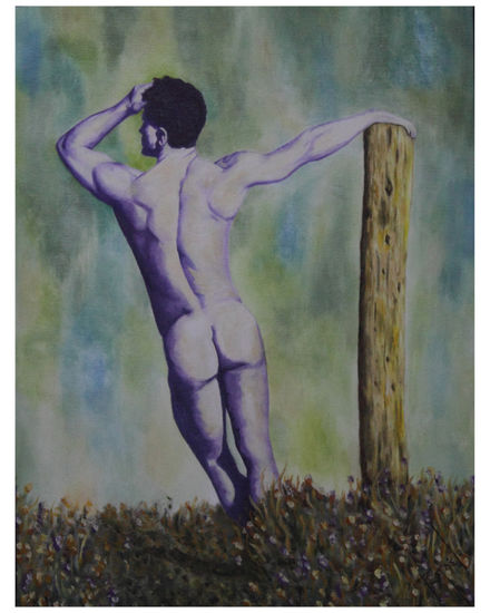 Desnudo 14 Acrylic Canvas Nude Paintings