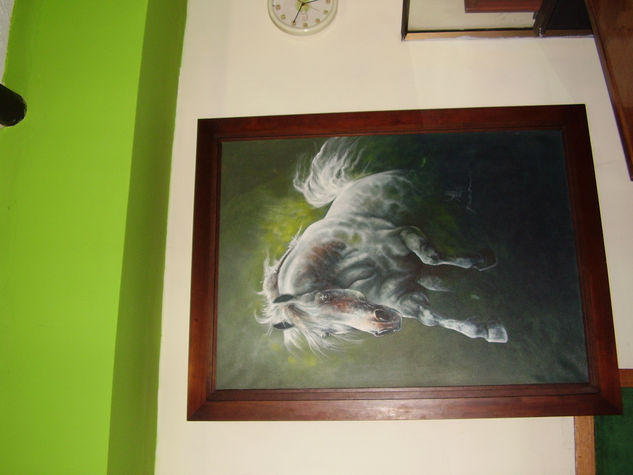 ORIGINAL CABALLO AL OLEO Oil Canvas Animals