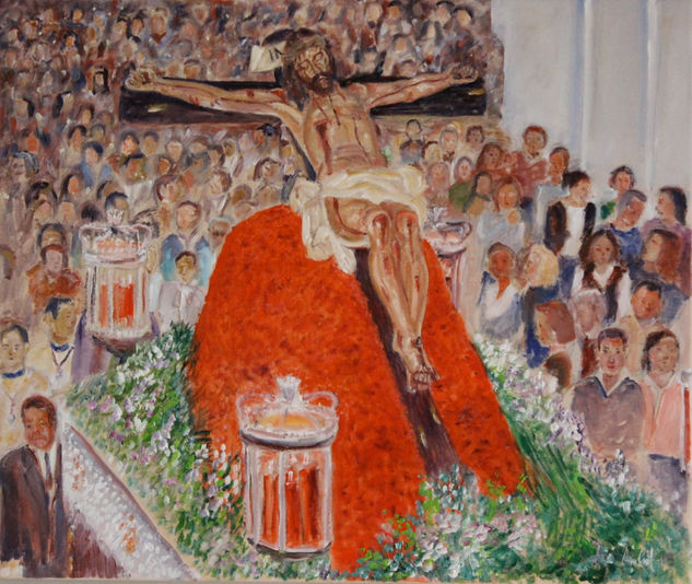 Stmo CRISTO DEL HUMILLADERO DE AZUAGA Oil Canvas Others