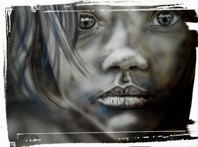 Mirada infantil. Others Paper Portrait