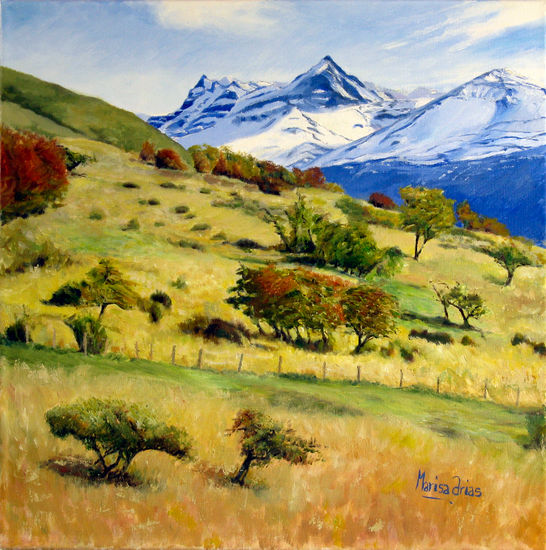 El Adriana Óleo Lienzo Paisaje