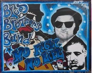 blues brothers Oil Canvas Portrait