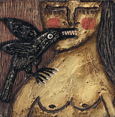 Mujer de madera con...