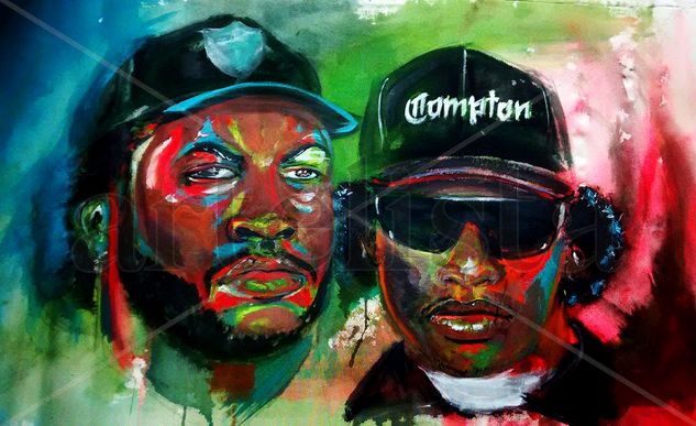 N.W.A Acrylic Canvas Portrait