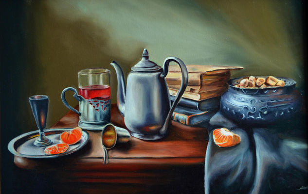 Bodegon 3 Oil Canvas Still Life Paintings