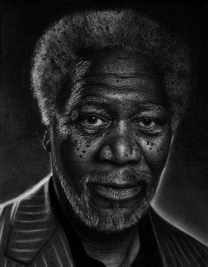 Morgan Freeman Pencil