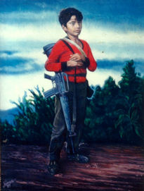 Niño guerrillero