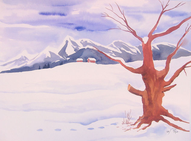 invierno Watercolour Paper Landscaping