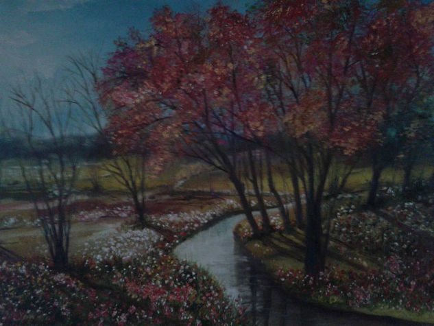 arroyo serrano Oil Canvas Landscaping