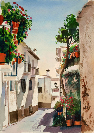 Alpujarra Watercolour Paper Landscaping