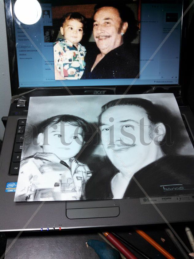 retrato realista por encargo