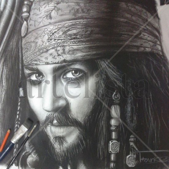 Johnny Depp Carboncillo