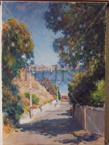 calle san luis Oil Canvas Landscaping