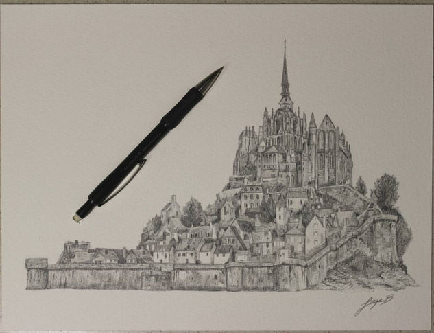 Le Mont Saint-Michel Lápiz