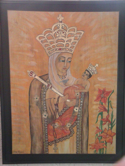 virgen chinita Acrylic Canvas Others