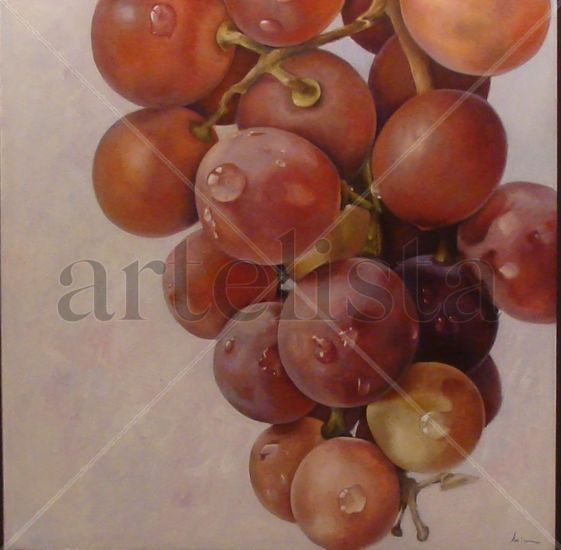 Uvas Oil Panel Still Life Paintings