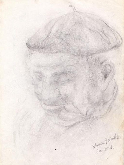 Rostro de Picasso Antes de Morir Graphite