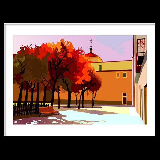 Convento de las Maravillas -Madrid- Acrylic Card Landscaping