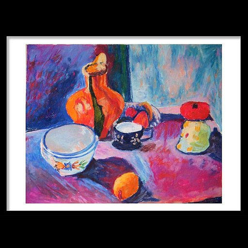 Bodegon de Matisse -copia- Pastel Papel Bodegones