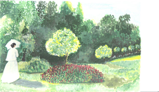 paisaje Acrylic Card Landscaping