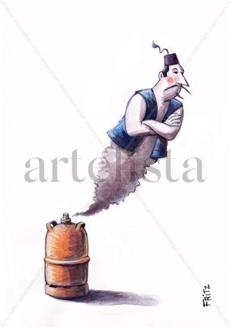 Genio de la bombona
