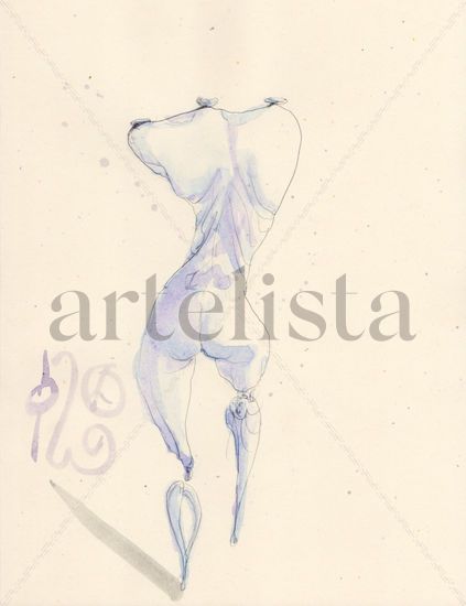 Adelante Watercolour Card Figure Painting