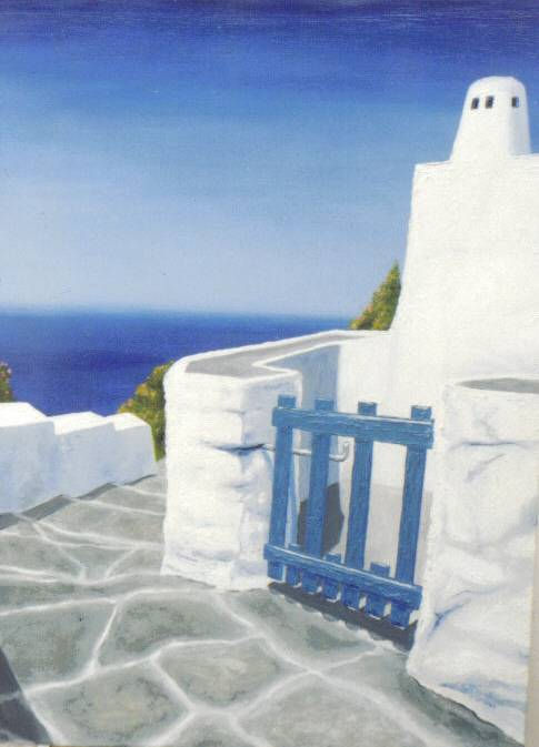 "Mar azul y acéptica blancura".