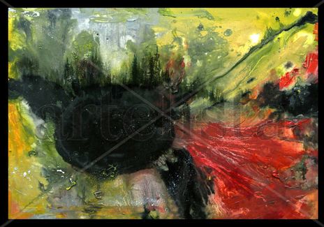 Paisaje Con Pinos 1