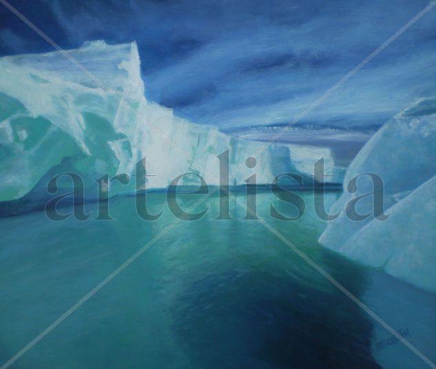 deshielo Oil Panel Marine Painting