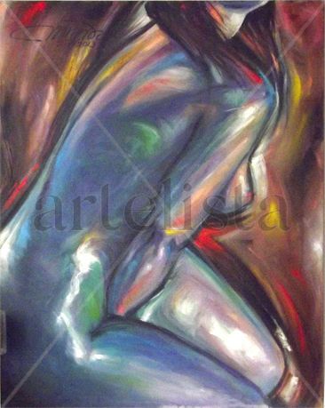 Desnudo estudio 1 Oil Canvas Nude Paintings