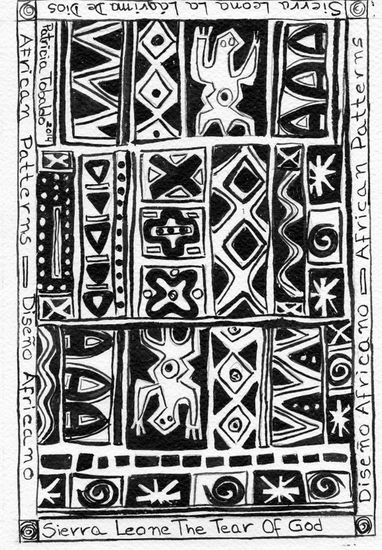 AFRICAIN PATTERN Ink