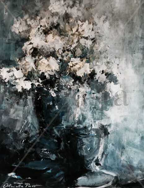 Jarrón con flores 3