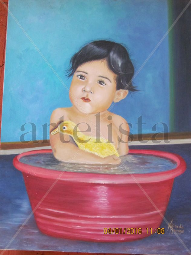 NIÑO Y PATITO